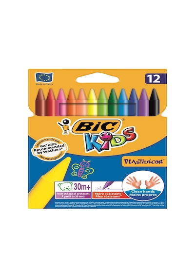 Bic Pastel Boya Plastidecor Karton Kutu 12 Li Silinebilir Pastel Boya Diğer