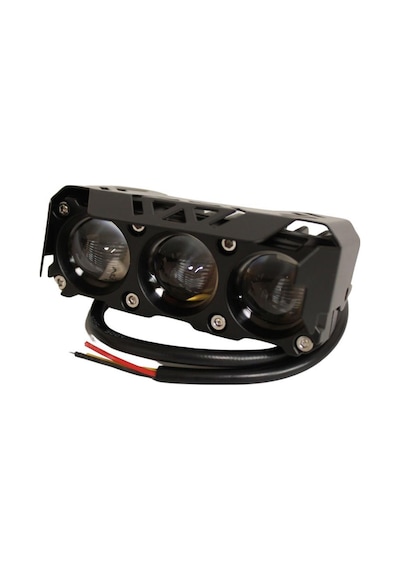 Motosiklet-scooter Sis Farı 12-60v Beyaz-sarı Çift Renk Ip67 Su Geçirmez Offroad 4x4 Suv Atv Tekne Far 1 Adet 1 Adet