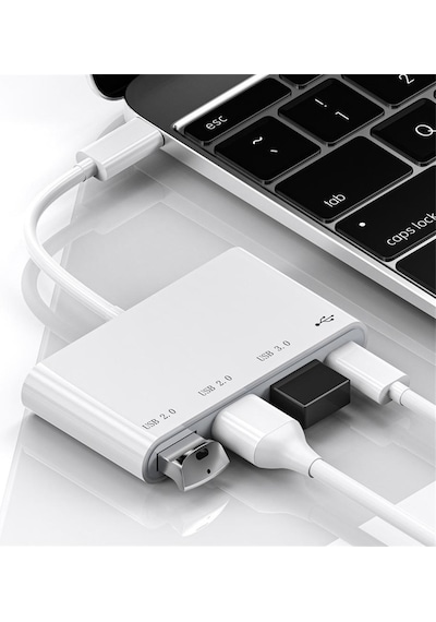 Valkyrie Type-C Usb 3.0 Çoklayıcı Hub Dönüştürücü Çevirici Apple Uyumlu MacBook