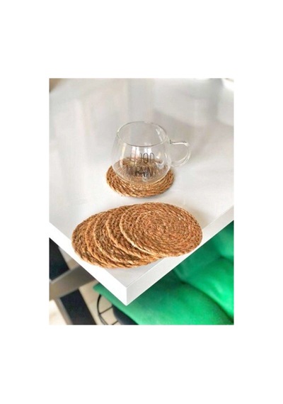 Hubrendy Tedarik Hasır Bardak Altlığı 6 Adet 412134