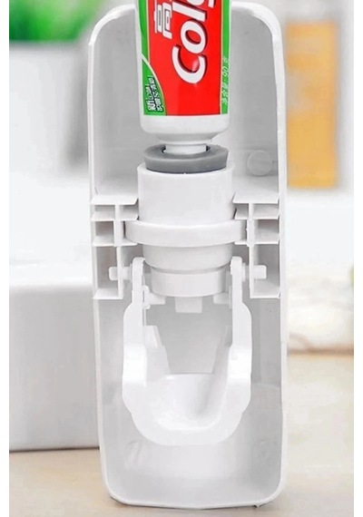 5'li Diş Fırçalık Macun Sıkıcı Seti Duvara Monte Beyaz Hijyenik Pratik Organizer Diğer
