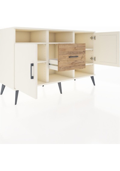Hyperion Konsol 5 Raflı Tek Çekmeceli 2 Kapaklı 132x44x83 Aytaşı-aytaşı/çam Aytaşı/çam Hyperion Konsol 5 Raflı Tek Çekmeceli 2 Kapaklı 132x44x83 Aytaşı-aytaşı/çam Aytaşı/çam