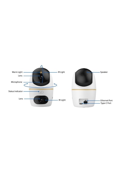 Dahua 5mp Küp 3.6mm Pt Ip Kamera Ipc-hpt1539dd-stw-5e2