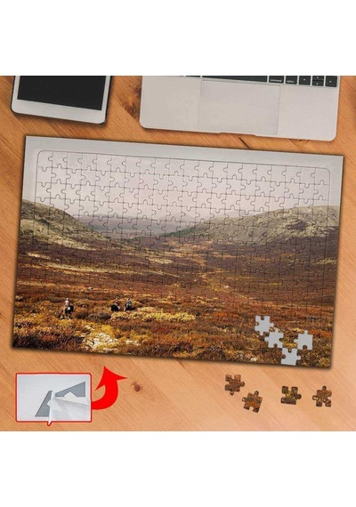 Kurak Topraklar, Köy İnsanı 240 Parça Puzzle Yapboz Tablo-pd637