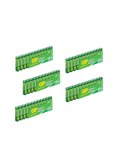 GP Greencell GP24G Çinko Karbon AAA İnce Kalem Pil 12 x 5'li