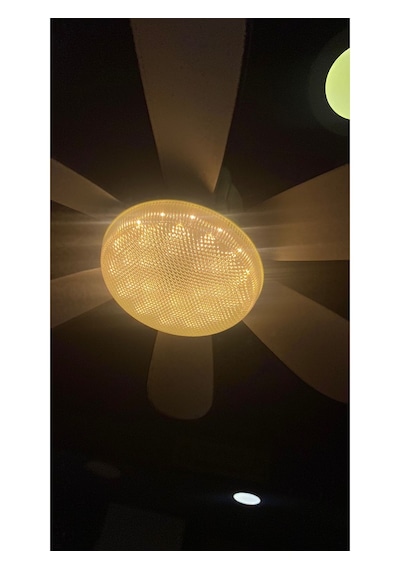 Lampist Uzaktan Kumandalı Pervaneli Fan LED Ampul (6 Kanat) LP7377 - 30W E27