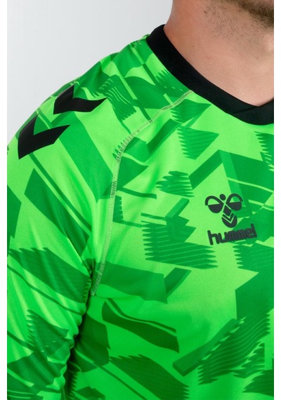 Hummel Line Kaleci Tek Üst Forma Neon Yeşil