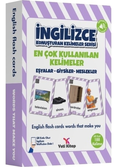 İngilizce Konuşturan Kelimeler Serisi - Eşyalar Giysiler Meslek