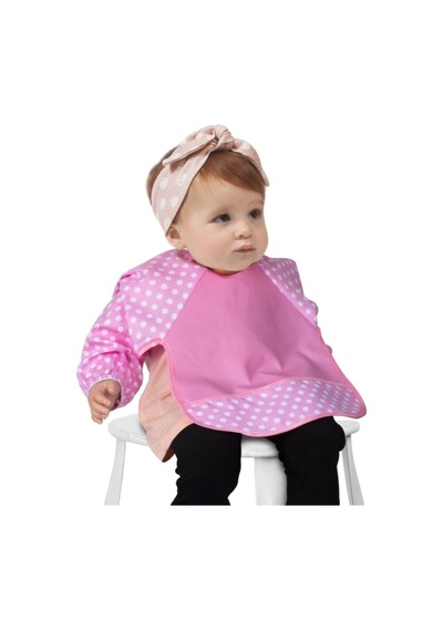 Kollu Mama Önlüğü Pembe Benek 54