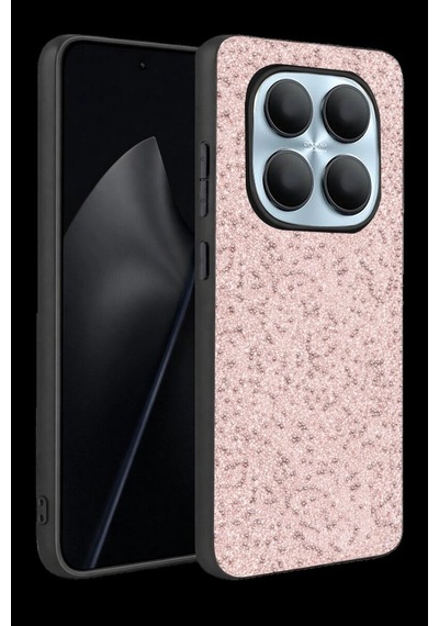 Onegif Note 15 Pro 4g Bright Simli Kapak - Pembe - Elm-01-879157