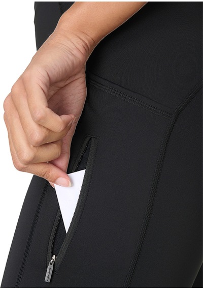 Sweaty Betty Sweaty Betty Winter Power 7/8 Kadın Siyah Koşu Taytı Blk Siyah