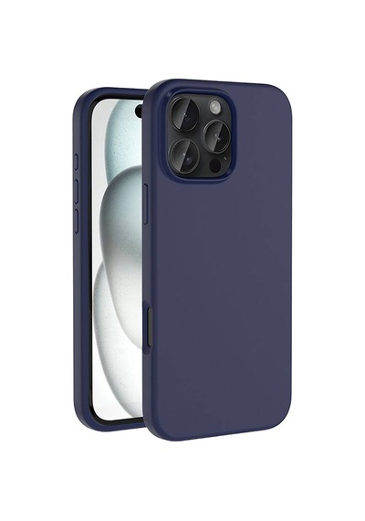 Apple Uyumlu iPhone 16 Pro Kılıf M-safe Şarj Özellikli Sıvı Teknolojili Silinebilir Sert Zore Kivi Kapak Lacivert Apple Uyumlu iPhone 16 Pro Kılıf M-safe Şarj Özellikli Sıvı Teknolojili Silinebilir Sert Zore Kivi Kapak Lacivert