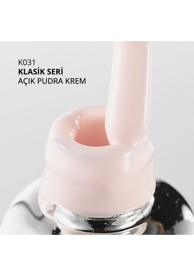 Kalıcı Oje K031, Açık Pudra Krem, 10 Ml