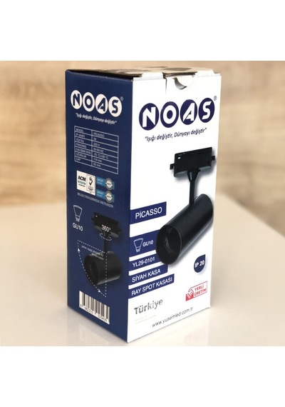 Noas Picasso GU10 Boş Kasa Ray Spot YL29-0101