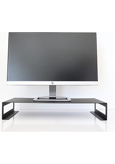 Metal Monitör Standı - Siyah - Monitör Yükseltici - Laptop Standı - Organizer - Sms1bl