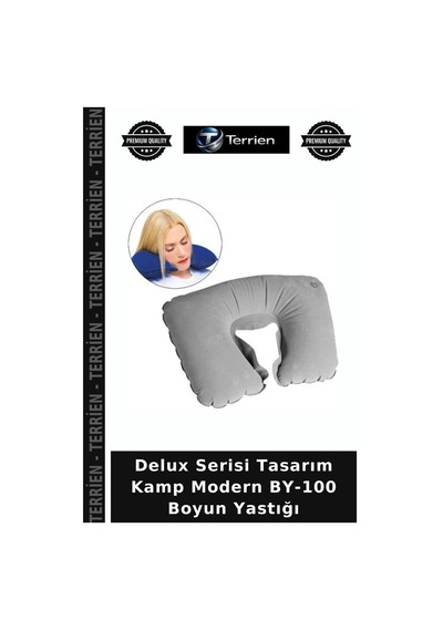 Delux Serisi Tasarım Kamp Modern By-100 Boyun Yastığı Çok Renkli