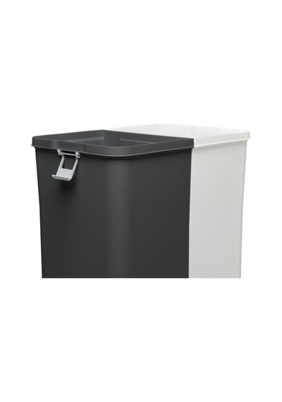 Duo Laundry Çamaşır Sepeti - Antrasit / Beyaz - 80 Lt Antrasit / Beyaz Antrasit / Beyaz