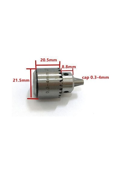 5 Mm Motor Miline Uygun El Matkabı Konik Mandren O.3Mm-4Mm