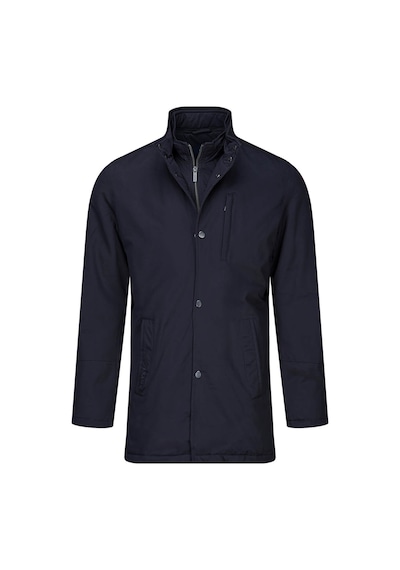 Hatemoğlu Lacivert Slim Fit Hakim Yaka 100% Pamuk Pardösü 2982349 Lacivert