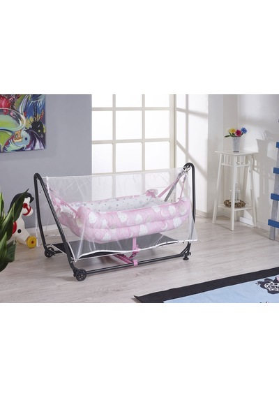 Rumiki Lüks Kolay Kurulumlu Pratik Sallanır Bebek Hamak Beşik