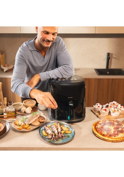 Cecotec Cecofry Grill Smokin Prime 6500 2200 W Dumansız Airfryer Izgara
