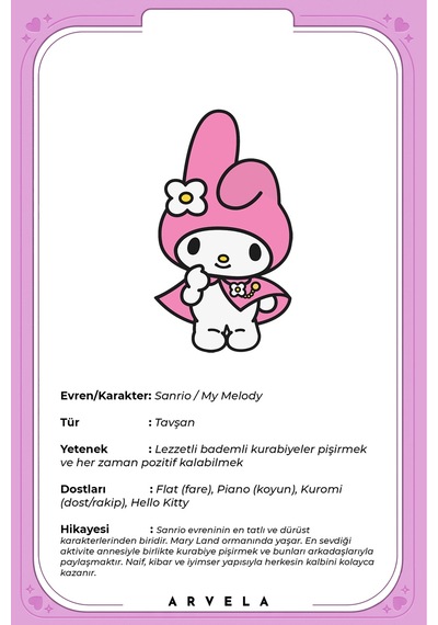 Sanrio Serisi: Kuromi & My Melody & Pochacco Üçlü Set - Eğitici Oyuncak Figür - Orijinal