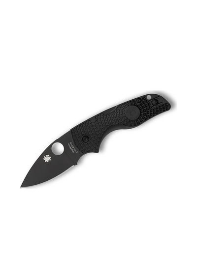 Spyderco Lil Native Black Lightweight Black Blade Plainedge Kamp Çakı Siyah