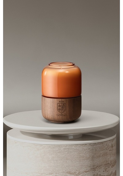 Bork Aroma Candle Hf402 2 Iris, Manolya Ve Amber Kokulu Mum El Işçiliği Çok Renkli