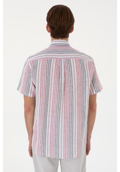 U.s. Polo Assn. Erkek Kırmızı Gömlek Kısa Kollu 50299960-vr030 Kırmızı