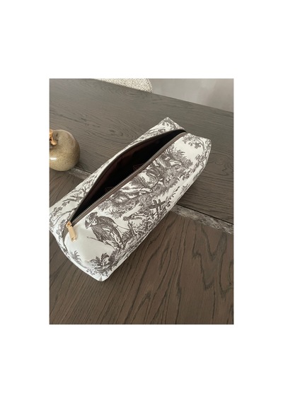 Airwrap Ve Tüm Saç Şekillendiriciler İçin Uygun Bölmeli Düzenleyici Çanta Bej