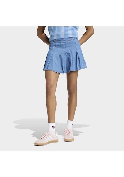 Adidas Kd5523 Denım Skırt Kadın Spor Etek Mavi