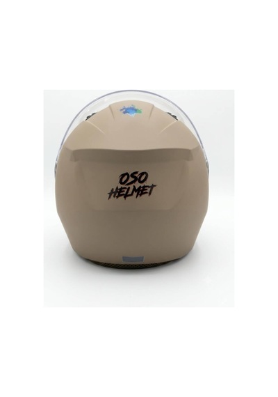 Oso Helmet Yarım Kask Gözlüklü Kahve - L Beden Kahve