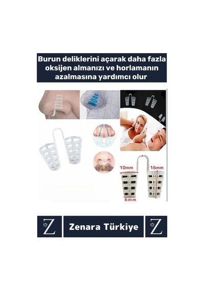 Premium Horlama Azaltıcı Rahat Nefes Alıp Verme Uyku Horlama Önleyici Burun Delik Aparatı 8 Adet