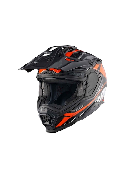 Nexx X.wed 3 Gobi Kapalı Kask Siyah - Turuncu