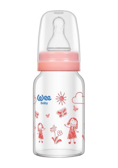 Wee Baby 770 Isıya Dayanıklı Cam Biberon  120 ML