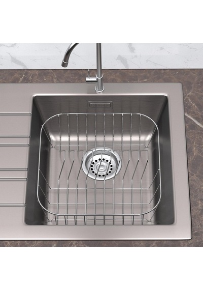 Teknotel Lavabo Evye Tabaklık Bulaşıklık Krom Kb081 Gümüş