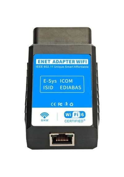 Bmw Enet Wifi & Ethernet Obd2 Adaptörü F/g/ı Serisi Kodlama, Gizli Özellik Açma Ve Arıza Tespit Ci