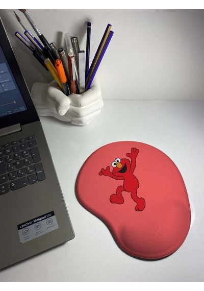 Elmo Baskılı Bilek Destekli Mouse Pad Mousepad