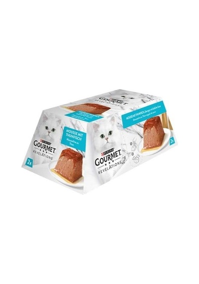 Gourmet Gold Revelations Ton Balıklı Ezme Yetişkin Kedi Konservesi 2 X 57 Gr