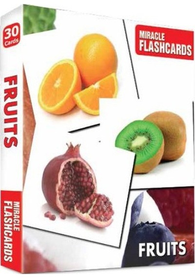 Miracle Flashcards - Fruit- MK Publications