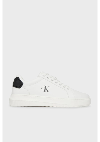 Calvin Klein Erkek Ayakkabı Ym0ym01296 01w Beyaz-siyah Beyaz-siyah