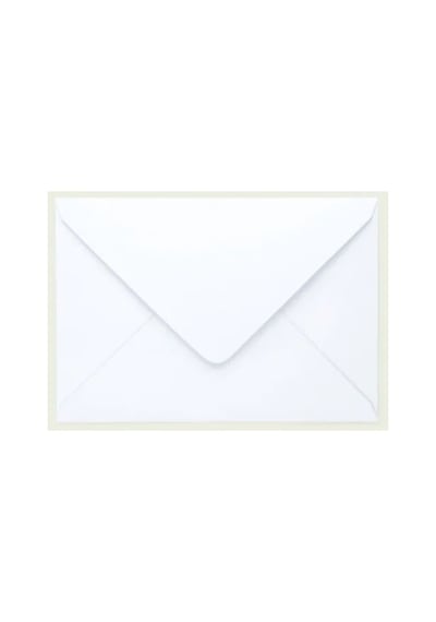 Zirve Zarf - Kartvizit Zarfı 7x9 Cm Beyaz 100 Adet