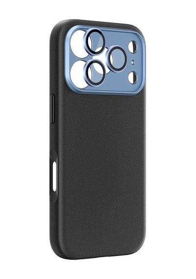 İphone 18 Pro Kılıf M-safe Özellikli Airbag Tasarımlı Amazingthing Glamour Slens Serisi Kapak Mavi