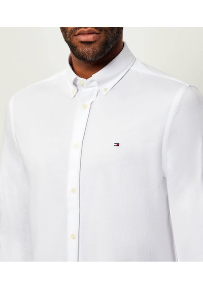 Tommy Hilfiger Erkek Regular Fit Pamuklu Gömlek Beyaz
