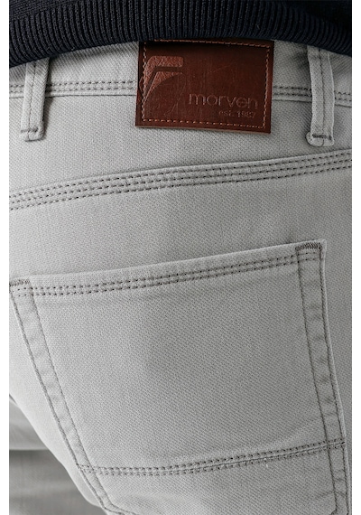 Morven Erkek Gri Mevsimlik Pamuk 5 Cep Slim Fit Jean Pantolon 25ms003008100 Gri Gri