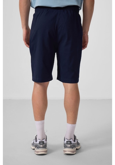 Tommylife Lacivert Standart Fit Dokuma Hafif Esnek Chino Şort - 81290 Lacivert