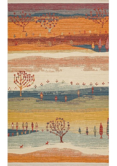 Eko Halı Nomad Kilim Nmd 12 Terra Yıkanabilir Kilim Çok Renkli