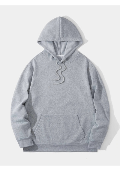 Startmore Harajuka Sokakt Yazılı Grafik Sweat Gri Gri