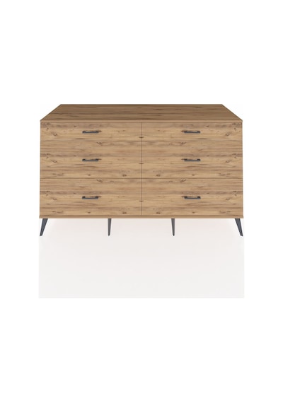 Kronos Konsol 6 Çekmeceli 176x59x99 Antrasit-çam Antrasit-çam