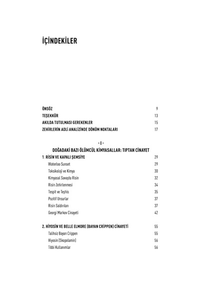 Cinayet Molekülleri: Kriminal Moleküller Ve Ünlü Kurbanlar